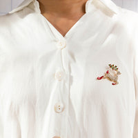 Reindeer Christmas Brooch