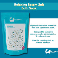 Eco Bath London Relaxing Epsom Salt Bath Soak - Pouch