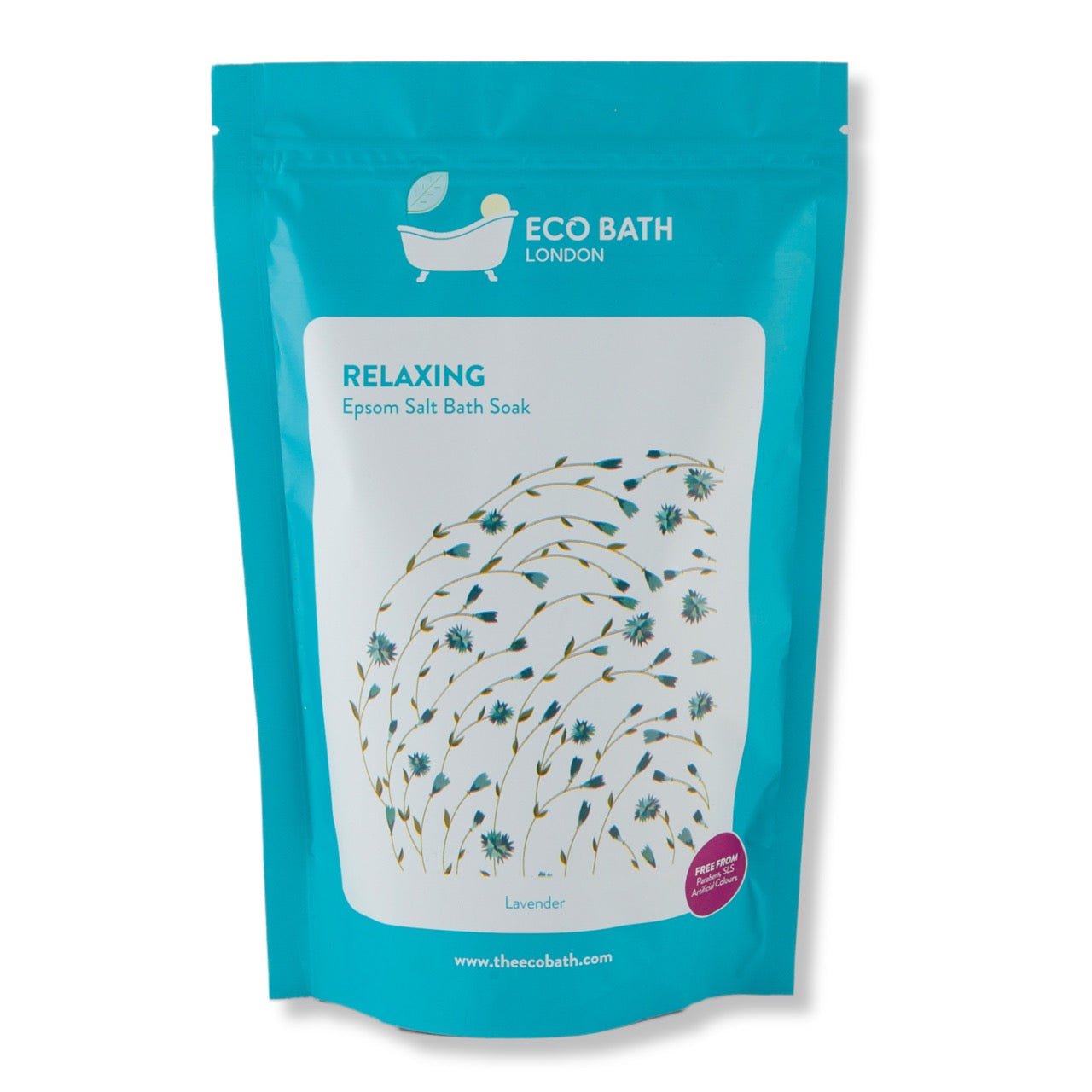 Eco Bath London Relaxing Epsom Salt Bath Soak - Pouch