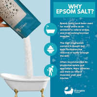 Eco Bath London Relaxing Epsom Salt Bath Soak - Pouch
