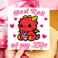 Best Roll of my Life DnD Valentines Day or Anniversary Card