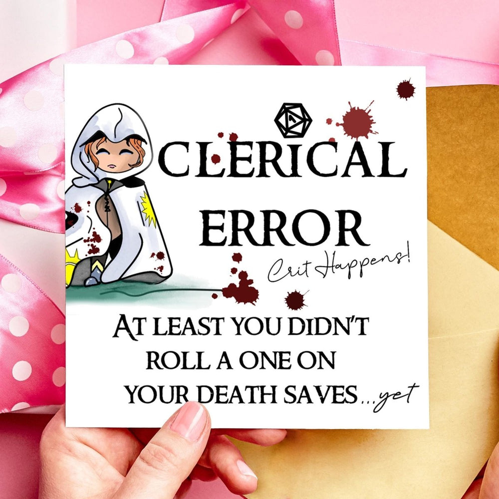 Didn’t Fail Your Death Saves... Yet - Funny Cleric DnD Birthday Card