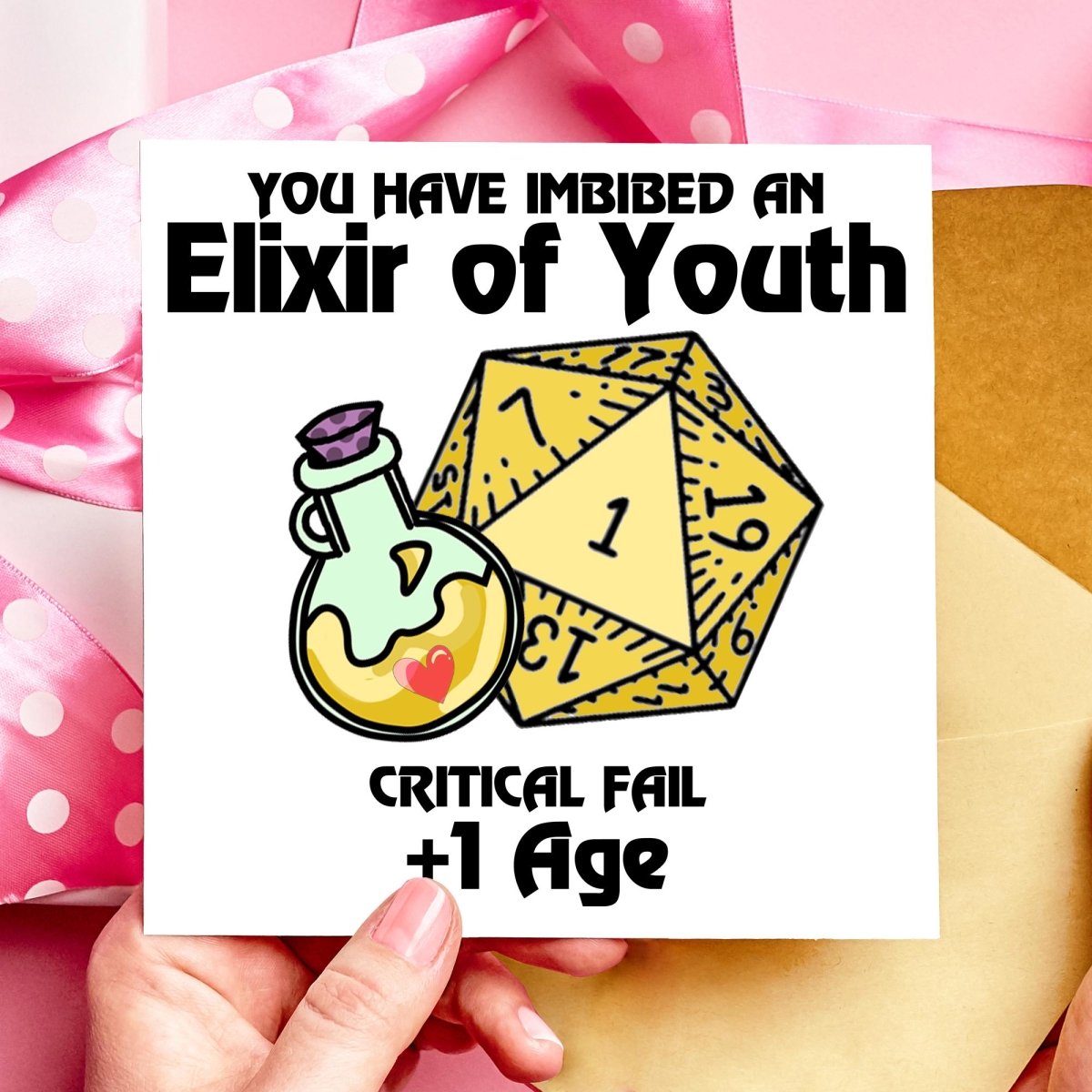 Elixir of Youth DnD Birthday Card