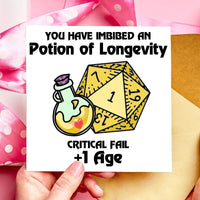 Elixir of Youth DnD Birthday Card