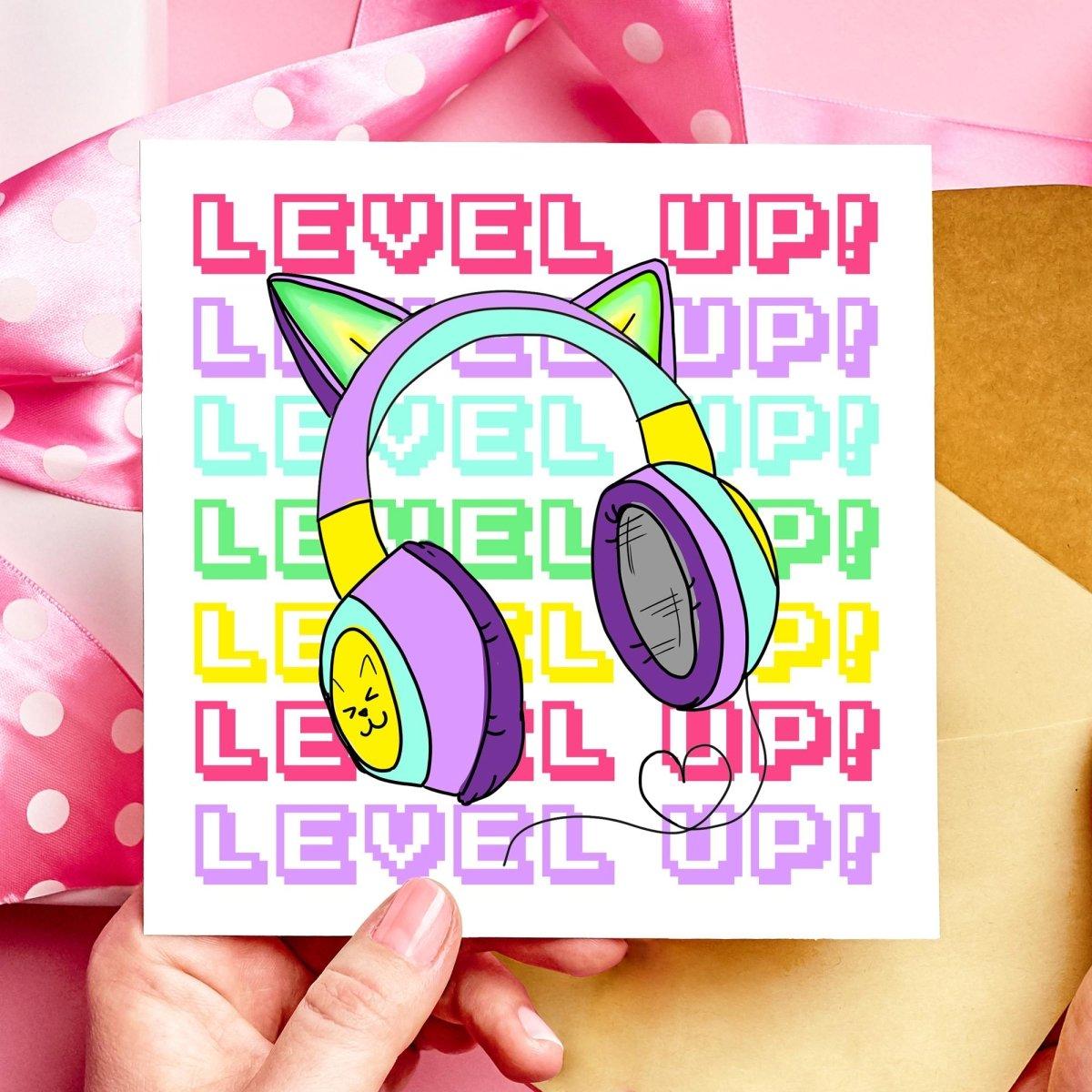 Level Up Gamer Birthday Card