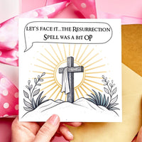 The Resurrection Spell was a bit OP DnD Easter Card,