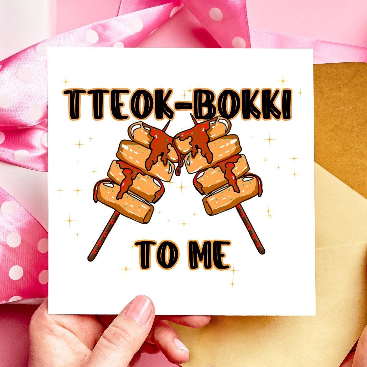 Tteok-Bokki To Me Valentines Day or Anniversary Card