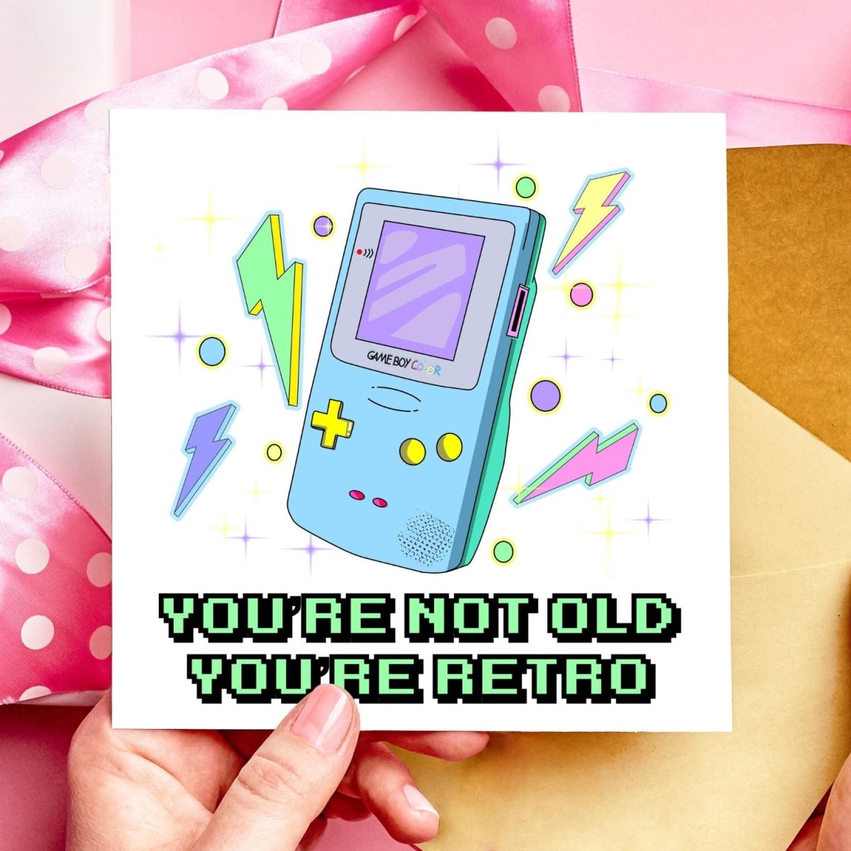 You're Not Old Retro Gaming Birthday Card