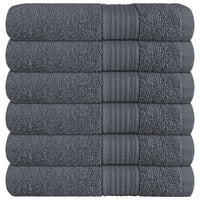 Rhodes Towel Grey 100% Cotton Hotel Quality Soft Super Absorbent Hand Bath Towels, Sheets & Face Cloths by OLIVIA ROCCO