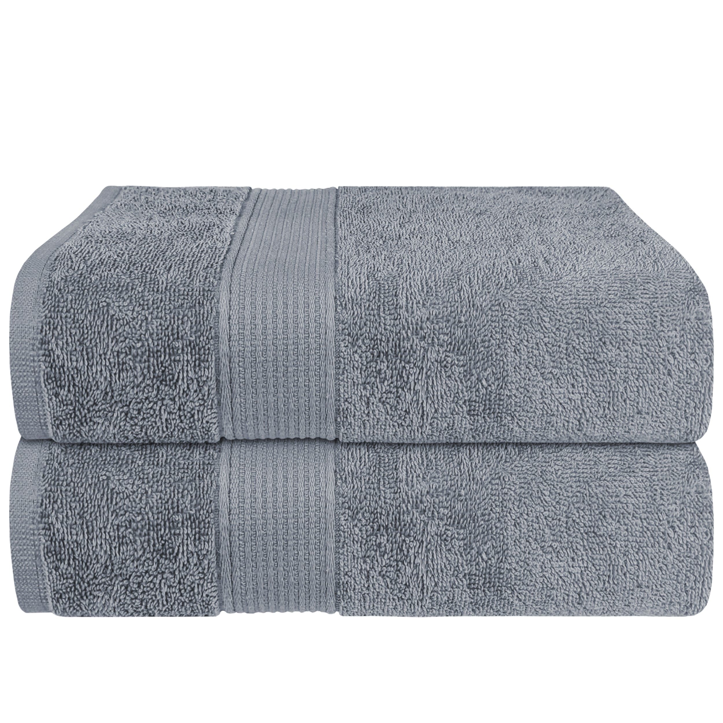 Rhodes Towel Silver 100% Cotton Hotel Quality Soft Super Absorbent Hand Bath Towels, Sheets & Face Cloths by OLIVIA ROCCO