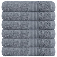 Rhodes Towel Silver 100% Cotton Hotel Quality Soft Super Absorbent Hand Bath Towels, Sheets & Face Cloths by OLIVIA ROCCO