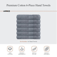 Rhodes Towel Silver 100% Cotton Hotel Quality Soft Super Absorbent Hand Bath Towels, Sheets & Face Cloths by OLIVIA ROCCO