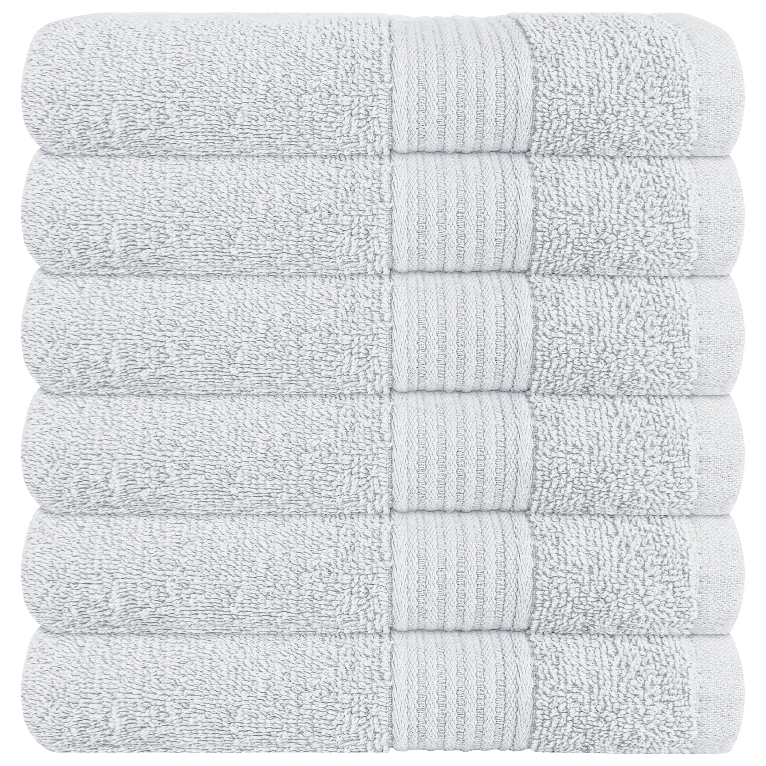 Rhodes Towel White 100% Cotton Hotel Quality Soft Super Absorbent Hand Bath Towels, Sheets & Face Cloths by OLIVIA ROCCO