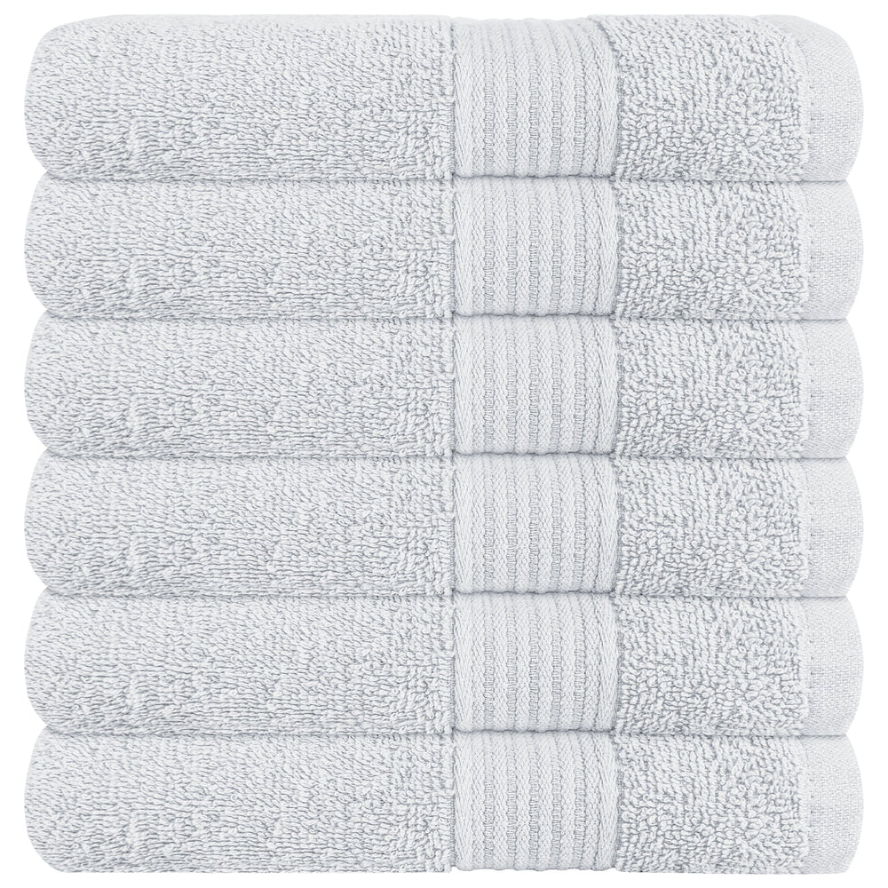 Rhodes Towel White 100% Cotton Hotel Quality Soft Super Absorbent Hand Bath Towels, Sheets & Face Cloths by OLIVIA ROCCO