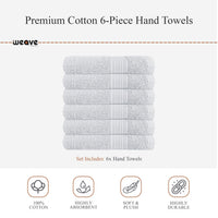 Rhodes Towel White 100% Cotton Hotel Quality Soft Super Absorbent Hand Bath Towels, Sheets & Face Cloths by OLIVIA ROCCO
