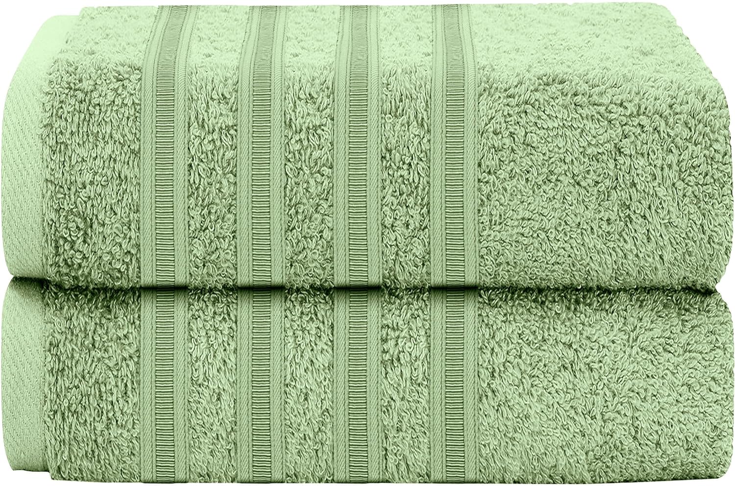 Ritz Viscose Stripe Super Soft Cotton Luxury Absorbent Towels, Jumbo Bath Sheet Packs & Towel Bale Sets Available by OLIVIA ROCCO