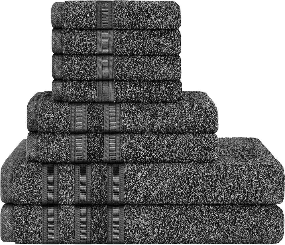 Ritz Viscose Stripe Super Soft Cotton Luxury Absorbent Towels, Jumbo Bath Sheet Packs & Towel Bale Sets Available by OLIVIA ROCCO