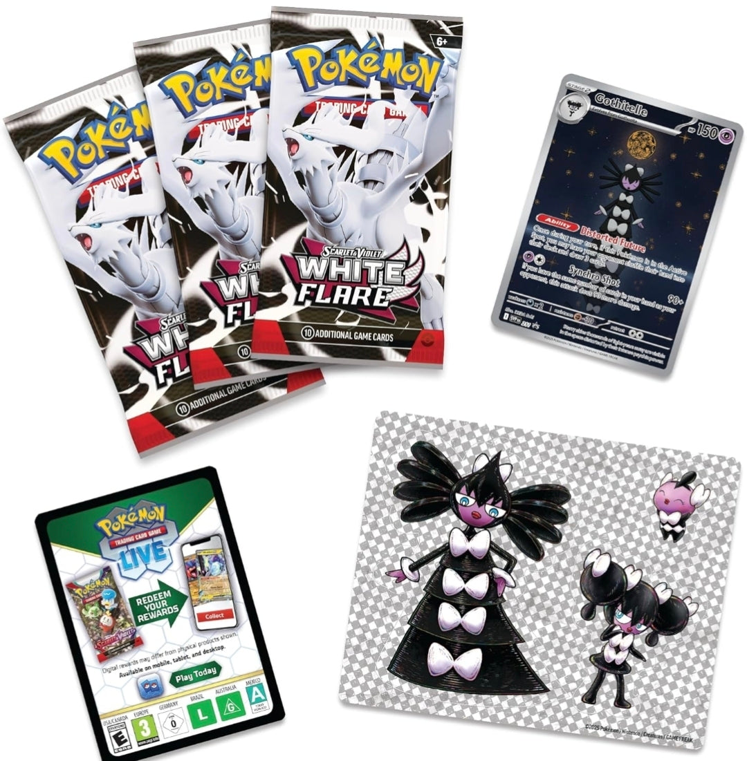 Pokemon TCG: Scarlet & Violet 10.5 - White Flare - Tech Sticker Collection Gothitelle