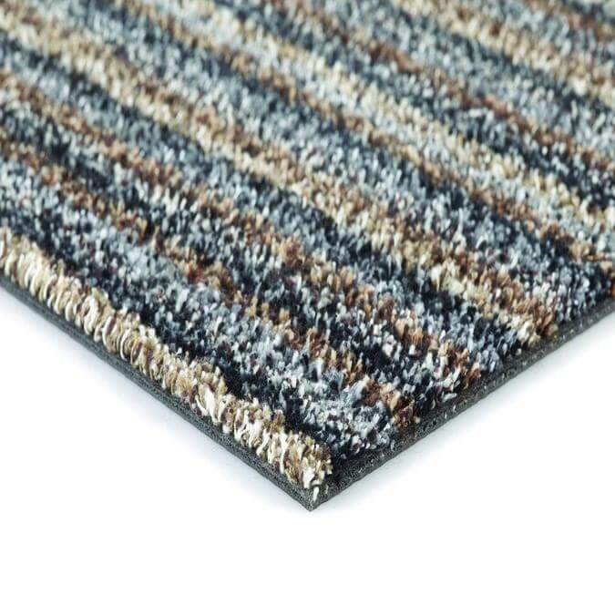 Candy Collection Washable Indoor Mat - Colourful Stripe Design