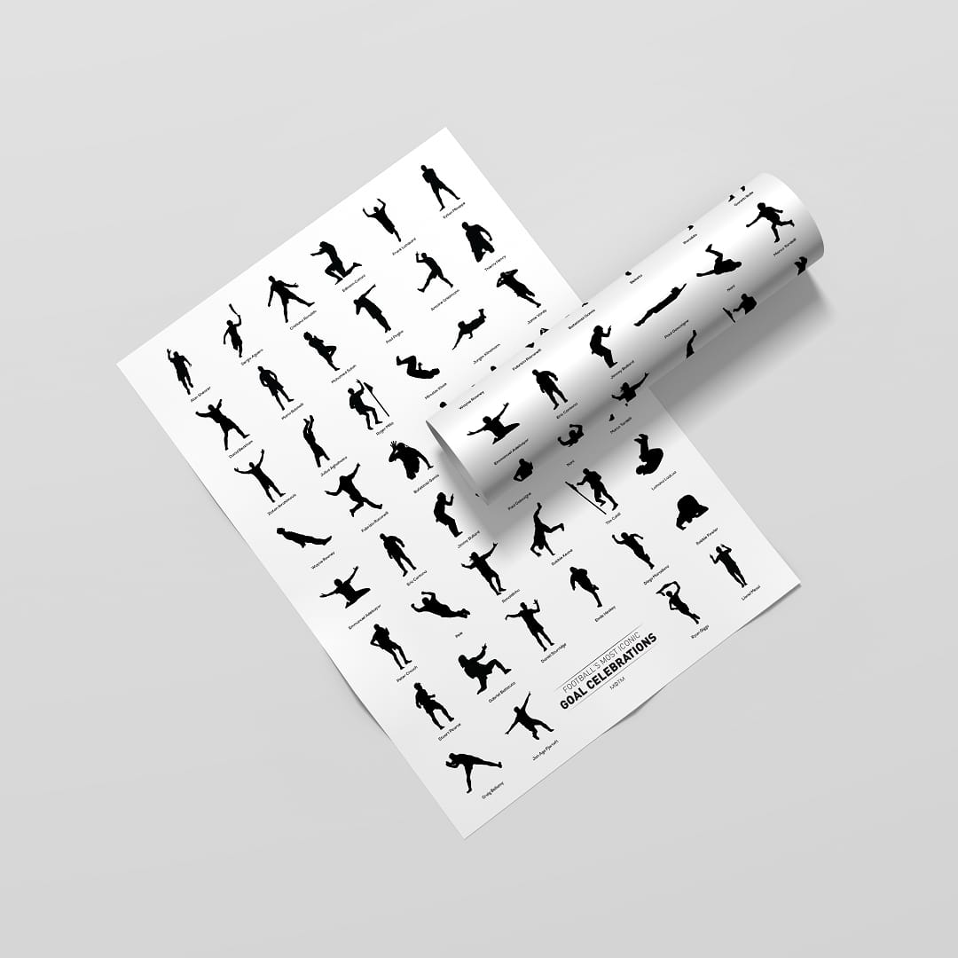 Football's Greatest Goal Celebrations Print