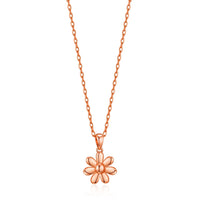 Rose Gold Plated Daisy Necklace