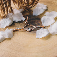 Rose Gold Plated Halo Friendship Bracelet Created with Zircondia® Crystals