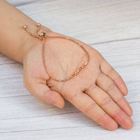 Rose Gold Plated Mum Quote Bracelet Created with Zircondia® Crystals