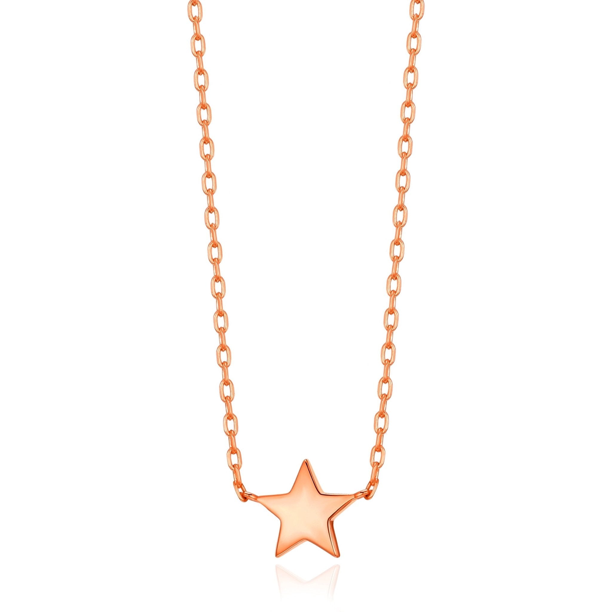 Rose Gold Plated Star Necklace