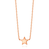 Rose Gold Plated Star Necklace
