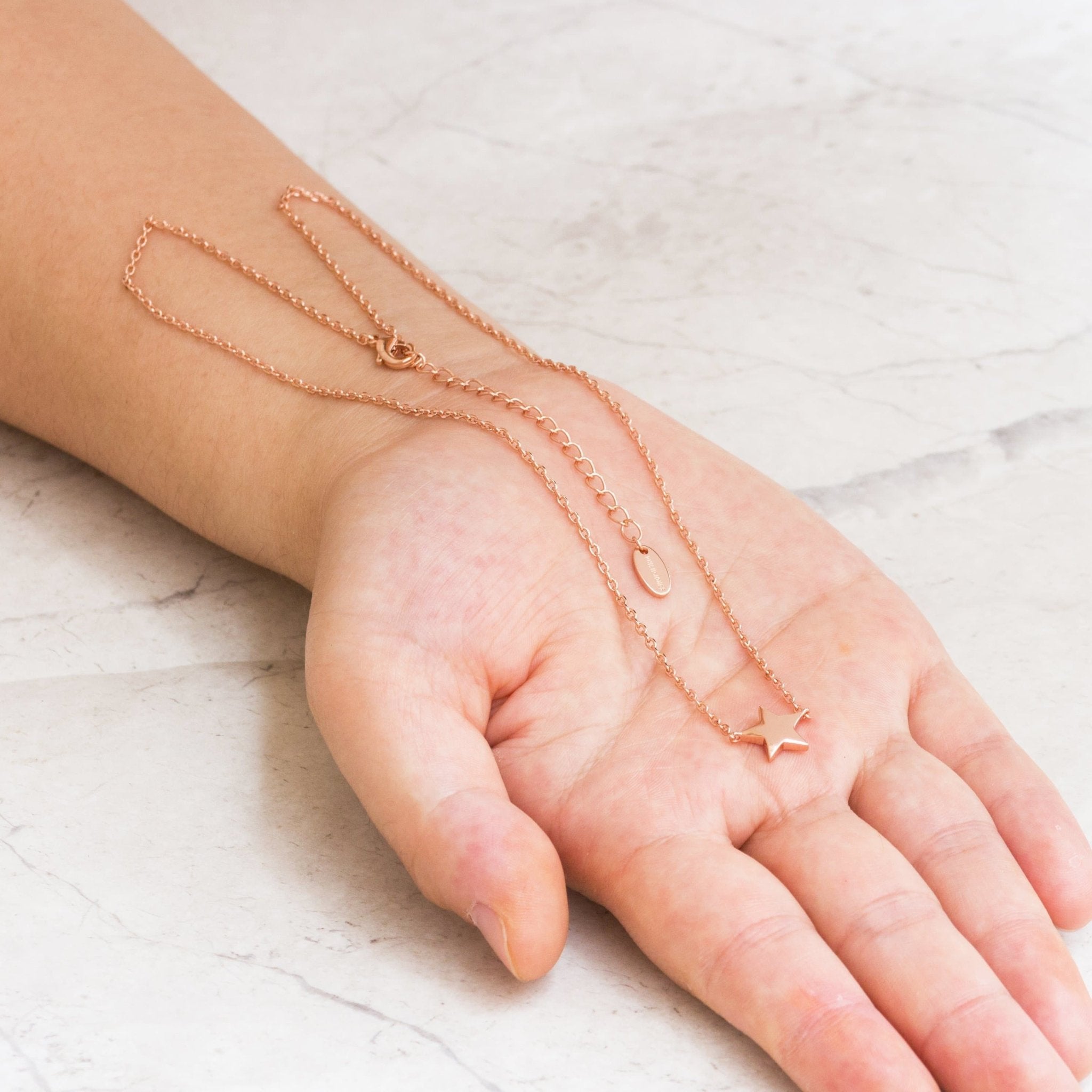 Rose Gold Plated Star Necklace