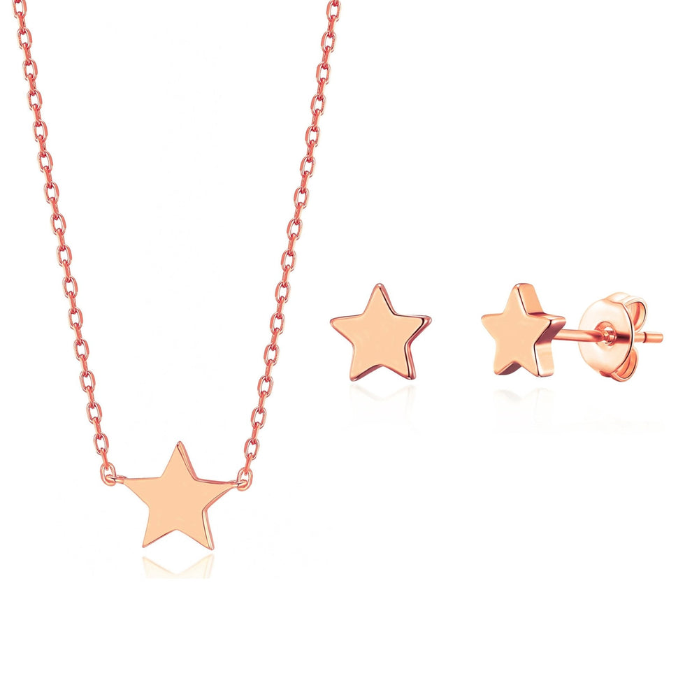 Rose Gold Plated Star Set