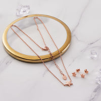 Rose Gold Plated Star Set