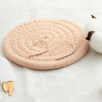 Rose Gold Plated Thread Earrings Created with Zircondia® Crystals