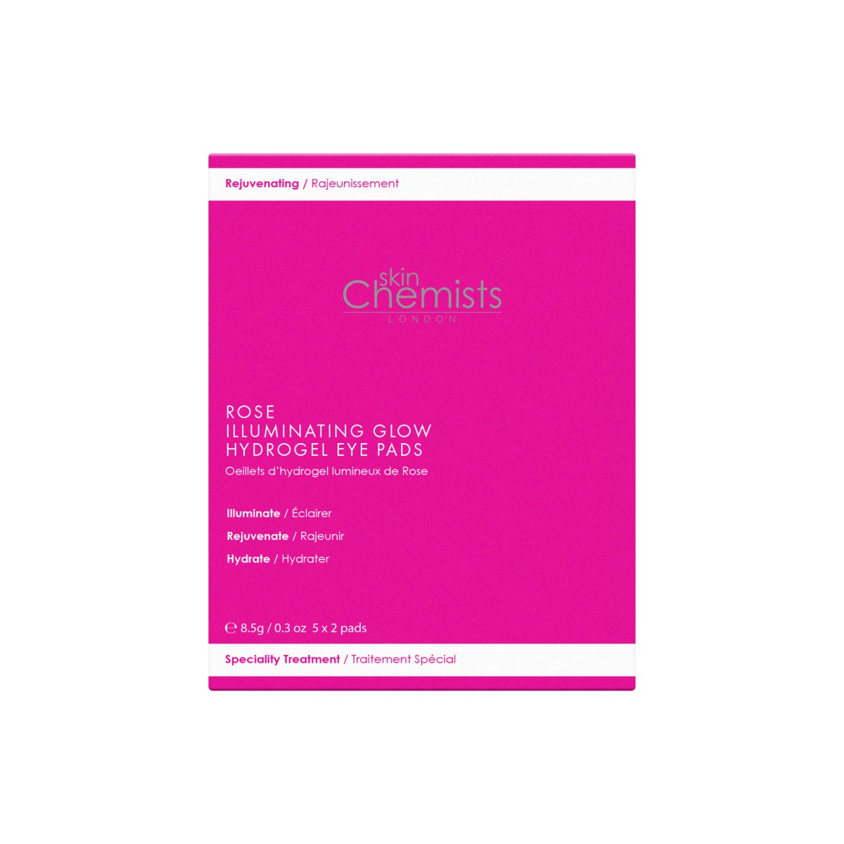 Rose Illuminating Glow Hydrogel Eye Pads (5 x 2)