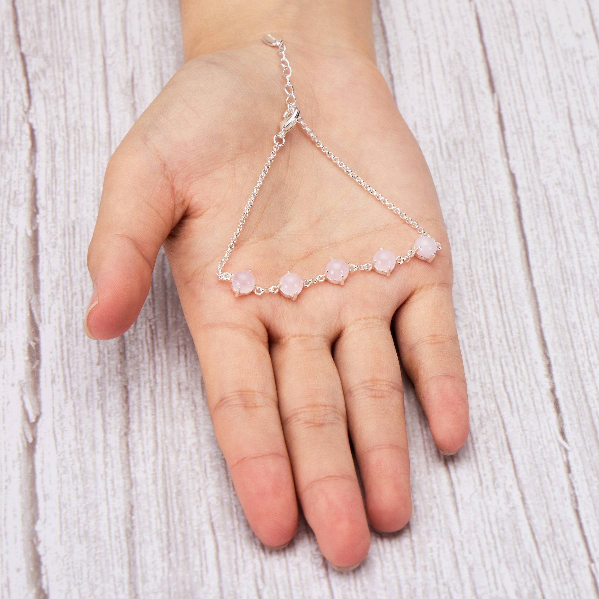 Rose Quartz Gemstone Bracelet