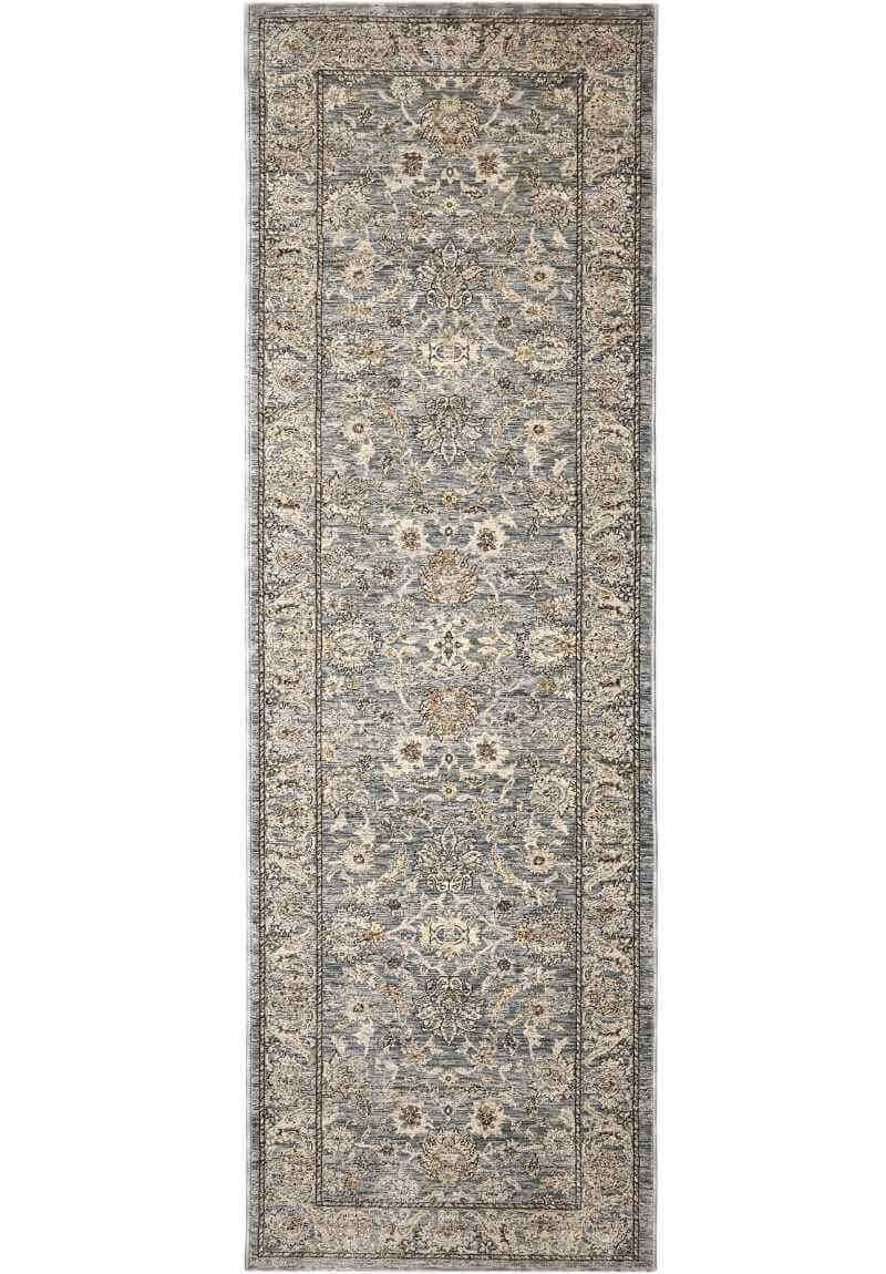 Raja Traditional Grey Vintage Rug for Timeless Elegance