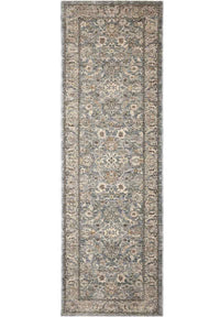 Raja Traditional Grey Vintage Rug for Timeless Elegance