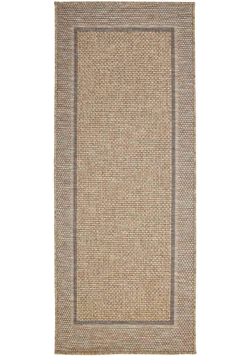 Summer Latte Border Rug – Stylish Indoor/Outdoor Essential