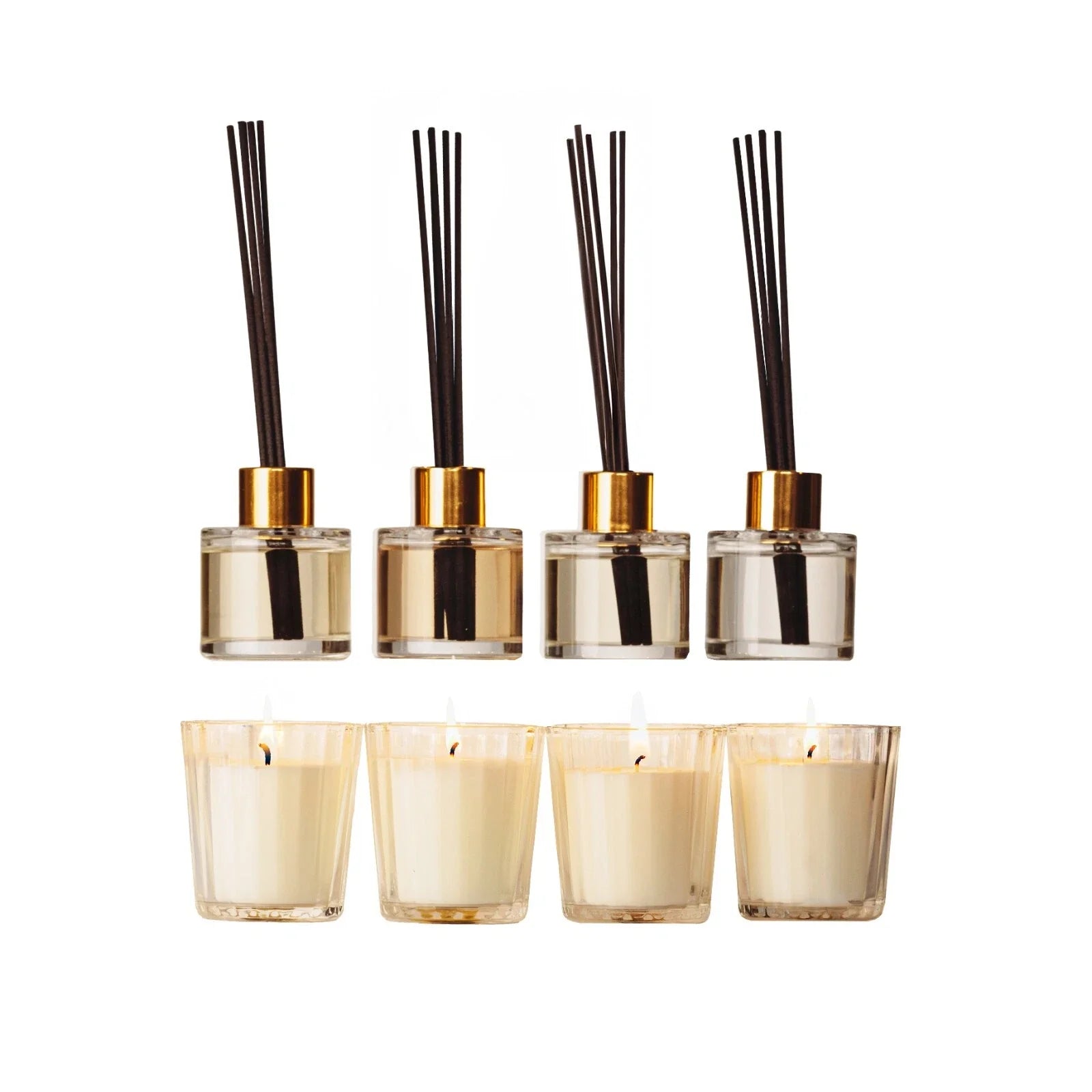 Christmas Scented Candle Diffuser Set
