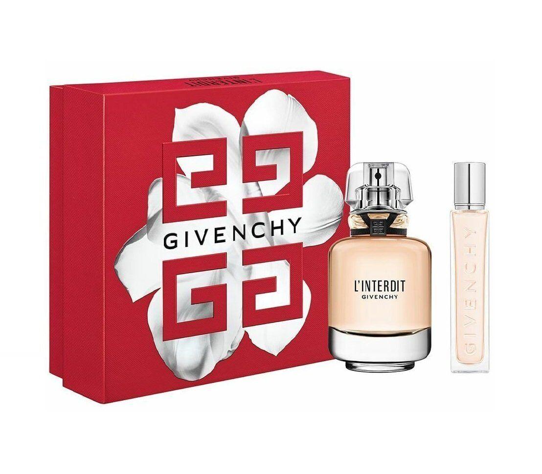 Givenchy L'Interdit 50ml EDP + 12.5ml mini EDP Spray for Women Gift Set