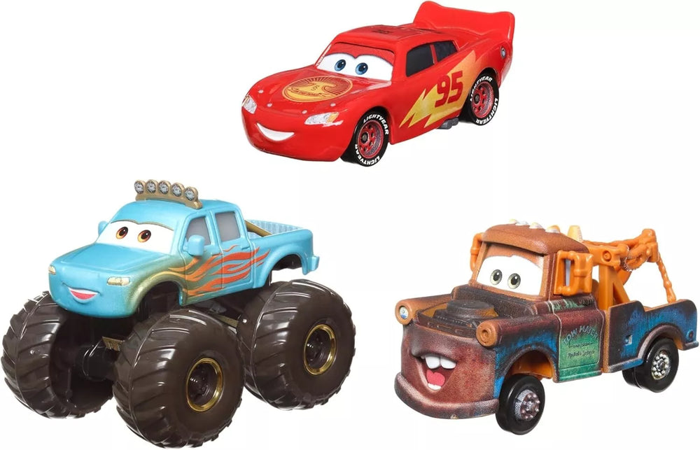 Disney Pixar Cars - Die Cast 'On The Road' Triple Pack