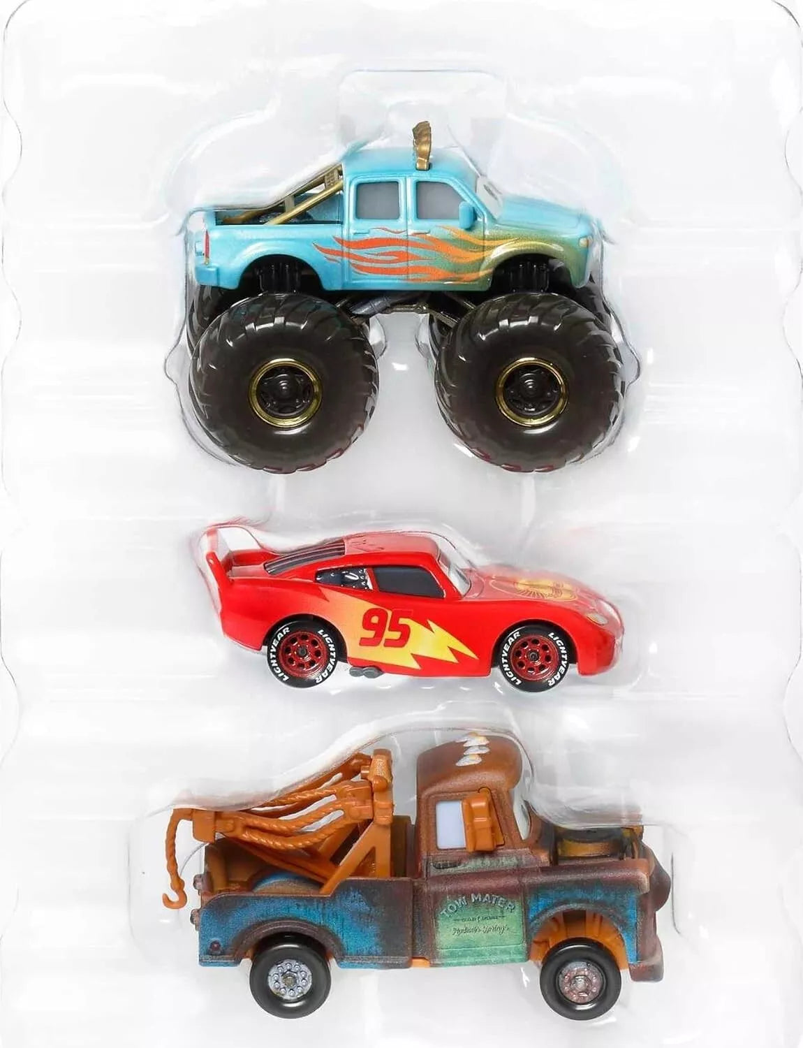 Disney Pixar Cars - Die Cast 'On The Road' Triple Pack