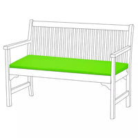 Light Green Outdoor Waterproof Bench Cover