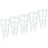 5pc Conical Plant Supports Trellis Garden Climbing Cage