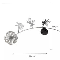 Dandelion Fairy sculpture Stake Light