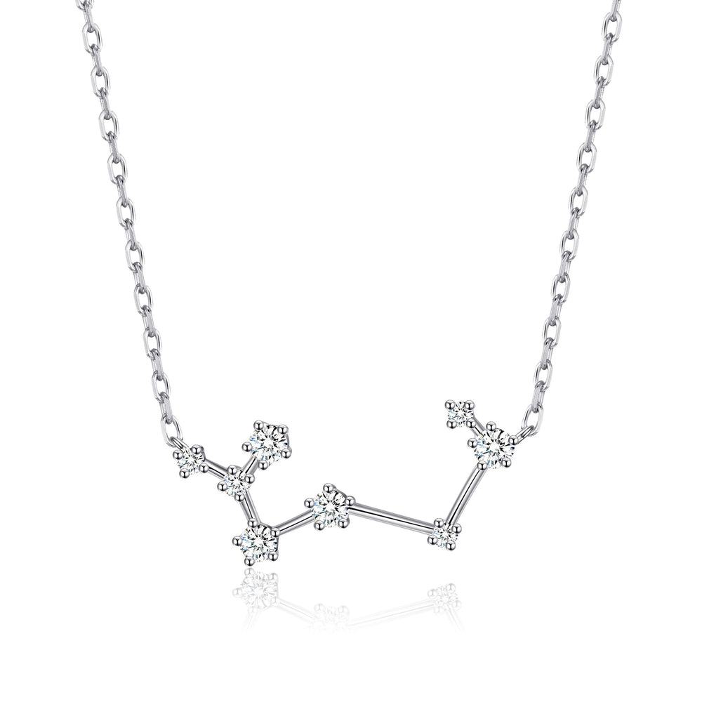 Sagittarius Star Sign Zodiac Constellation Necklace with Zircondia® Crystals