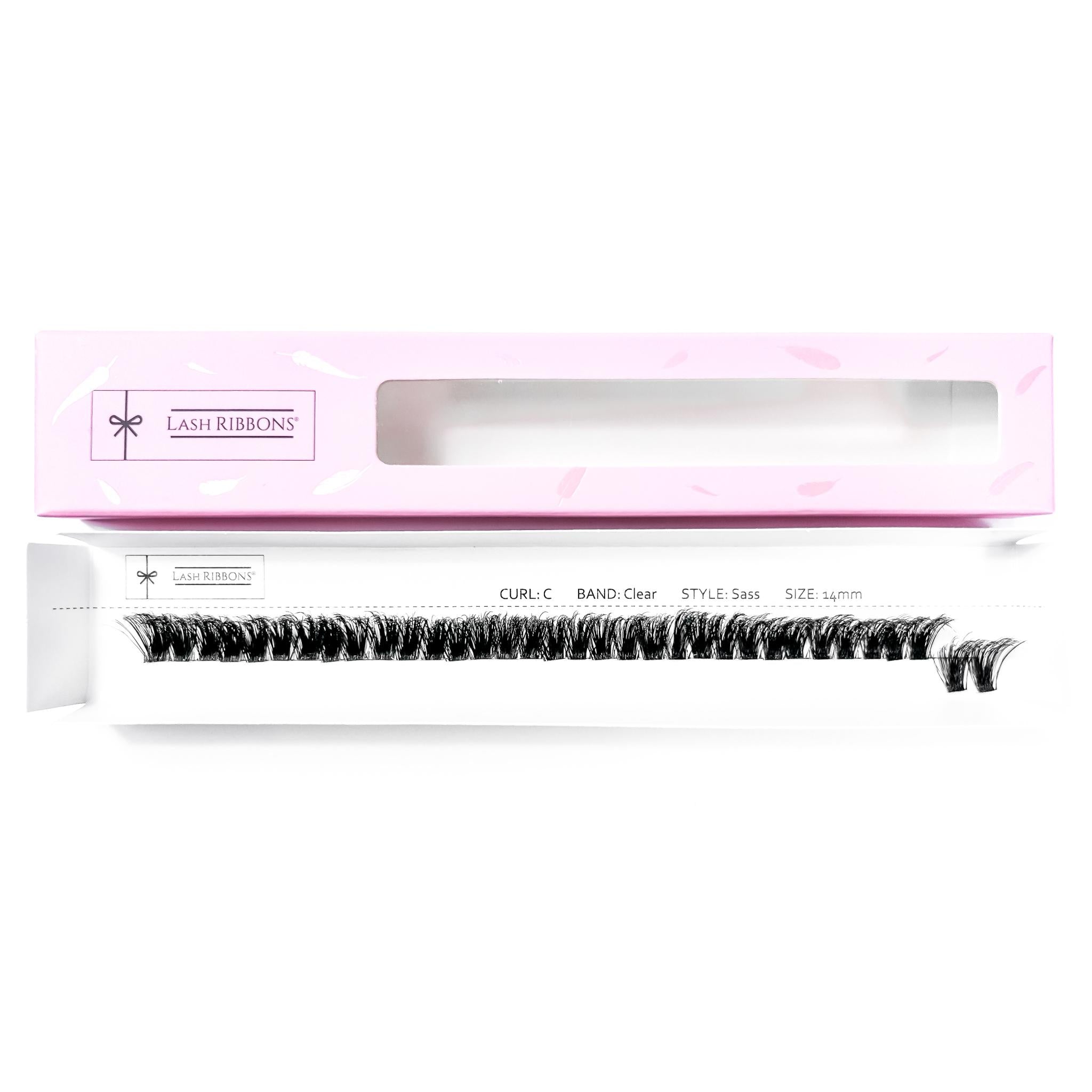 Sass - Weightless 'C' Curl Pre-Cut Lash Ribbons®