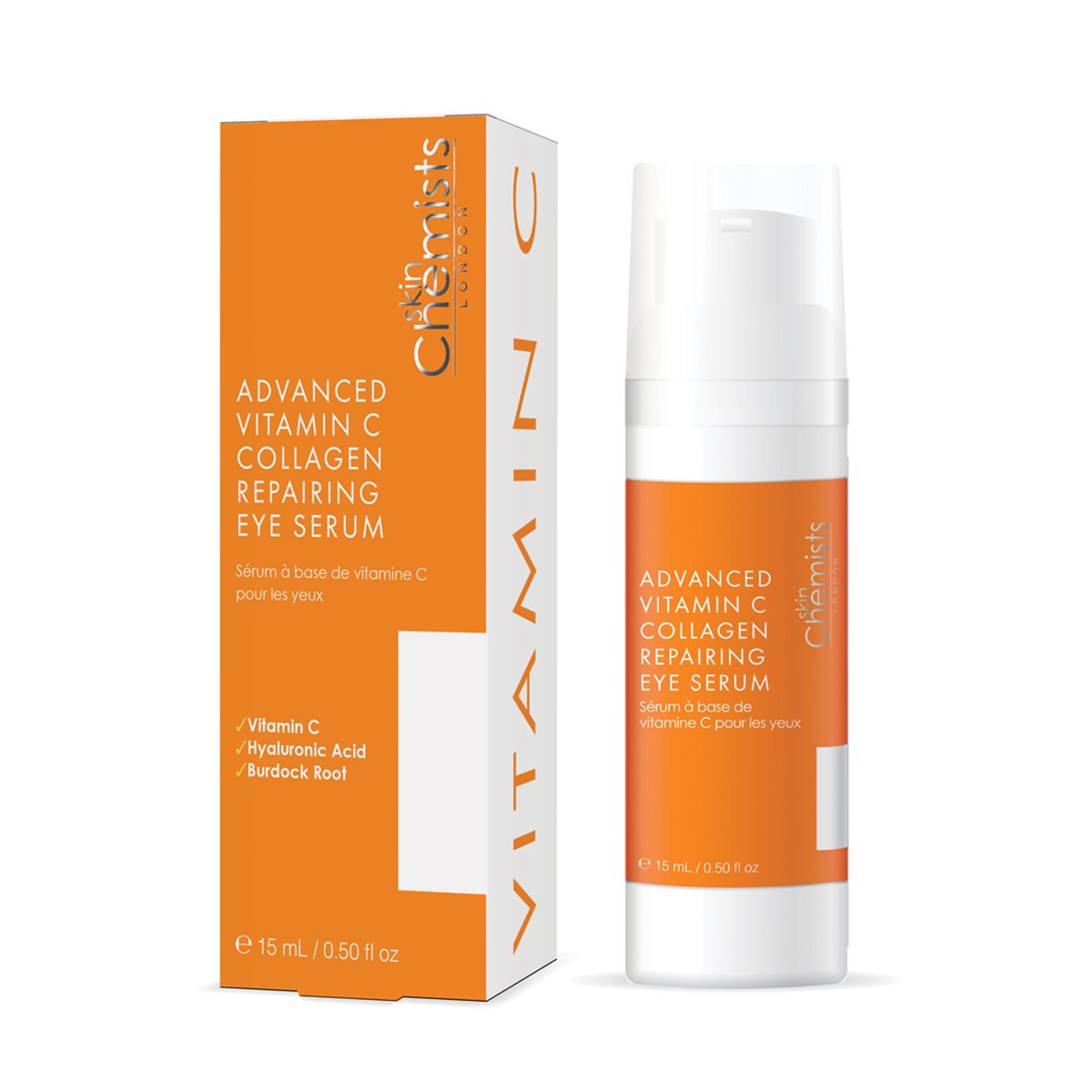 SC Advanced Vitamin C Collagen Serum, Day Moisturiser, Night Moisturiser and Eye Serum