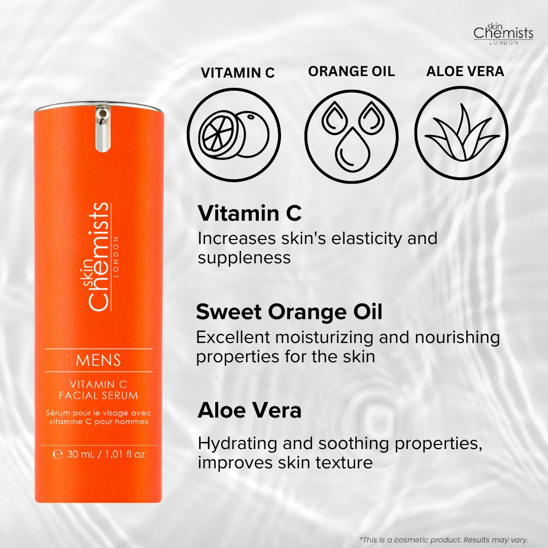 SC Mens Vitamin C Facial and Eye Serum