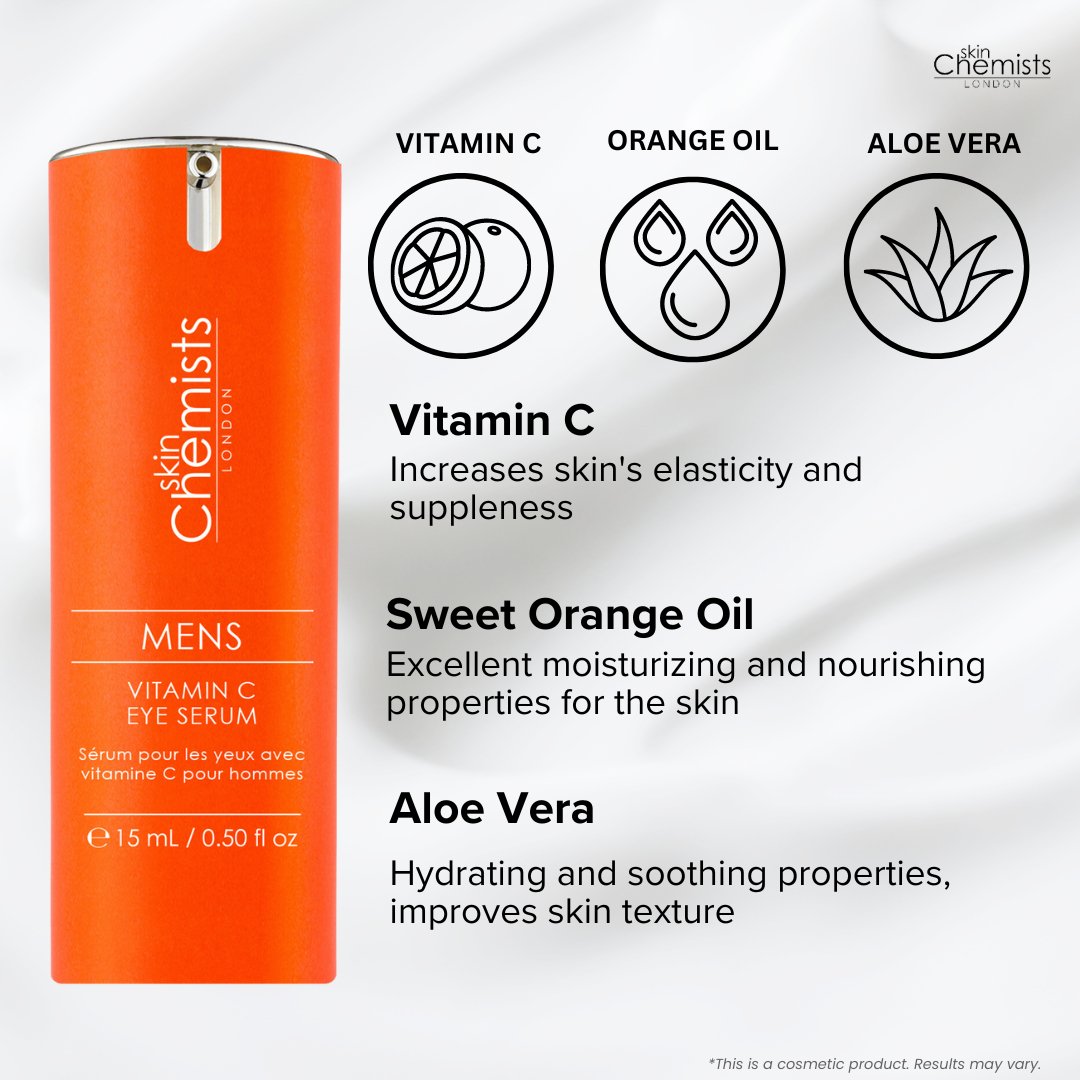 SC Mens Vitamin C Facial and Eye Serum